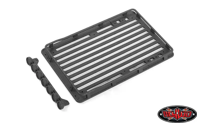 Vvv-C1043 Micro Series Roof Rack W/ Light Set For Axial Scx24 1/24 Jeep Wrangler Rtr 1