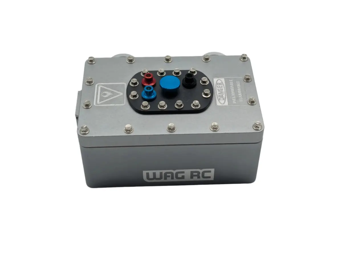 Wagacc10rvbsl1 Silver Aluminum Case For Rc Receiver 1