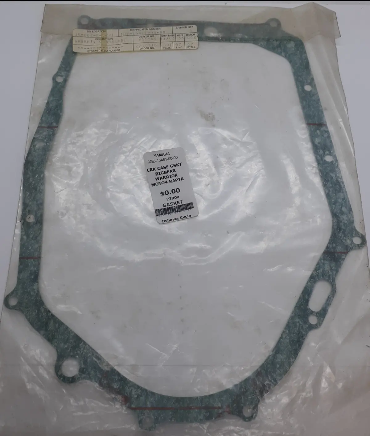 Right Crank Case Gasket 1