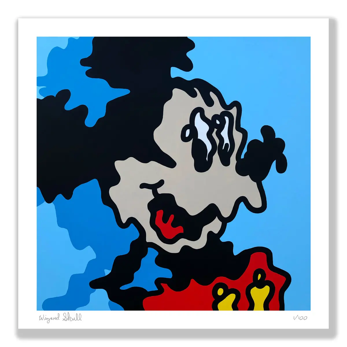 Wizard Skull - "Wiggle Mickey" Fine Art Print - 17" X 17" Main Edition 1