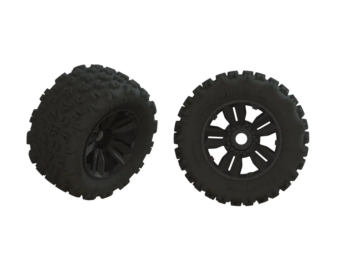 Ara550061 Dboots 'Copperhead2 Sb Mt' Tire Set Glued (1 Pair) Kraton 1/5 1
