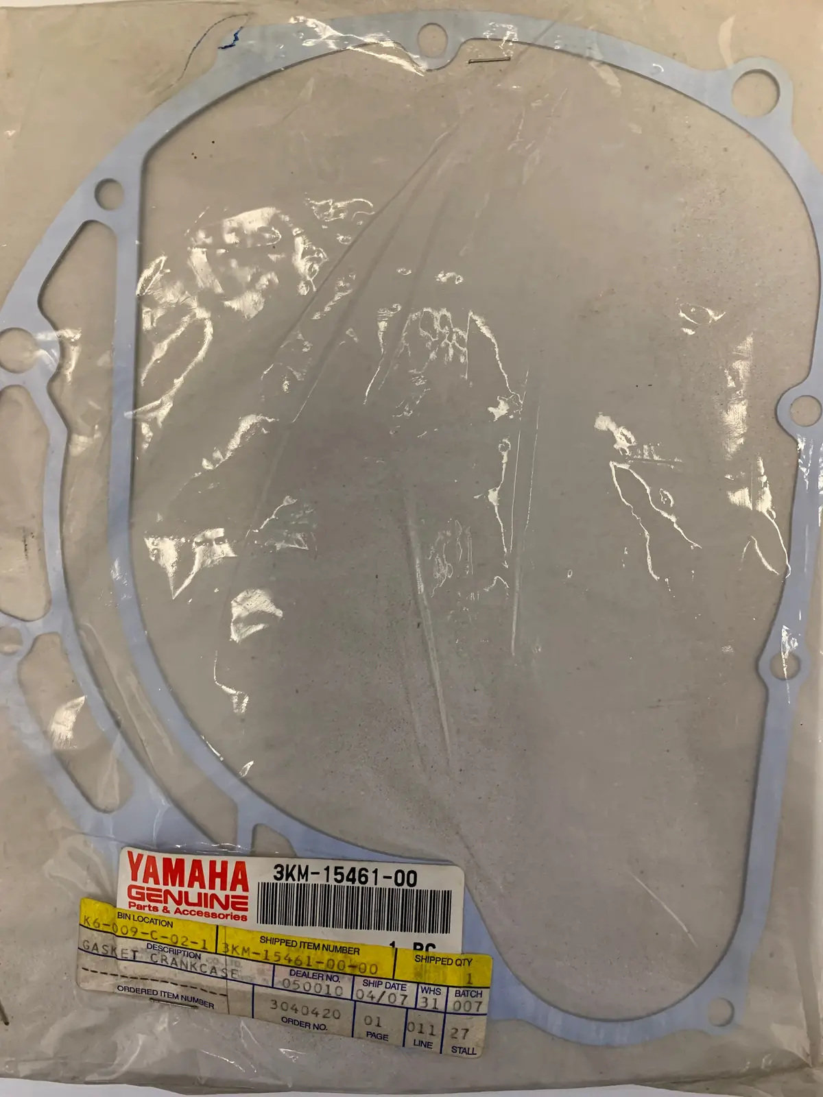 Xj550 Clutch Cover Gasket 1