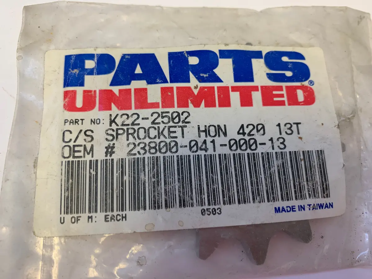 Honda Xl Sl Cl Front Sprocket 1