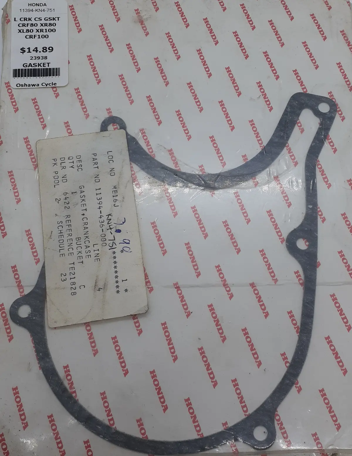 Xr Crf Left Crank Case Gasket 1