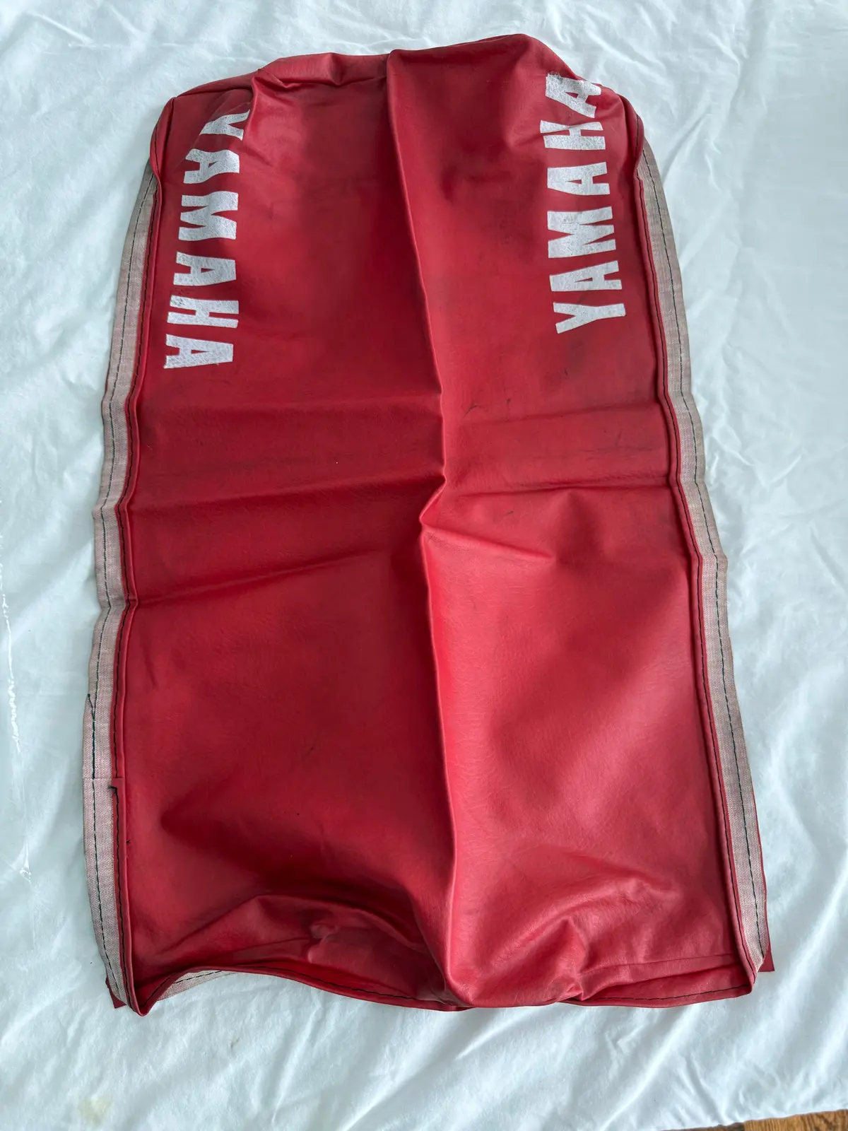 Yz80n Seat Cover Semi Double Red 1