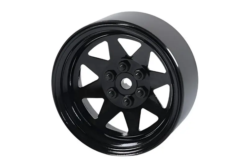 Z-W0190 6 Lug Wagon 2.2 Steel Stamped Beadlock Wheel, Blk 1