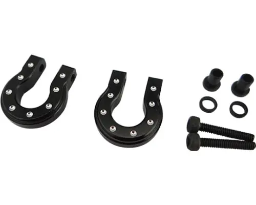 Acc808mr01 Black Aluminum Monster D-Ring Shackles Trx-4 Scx10 Scx10 Ii 1