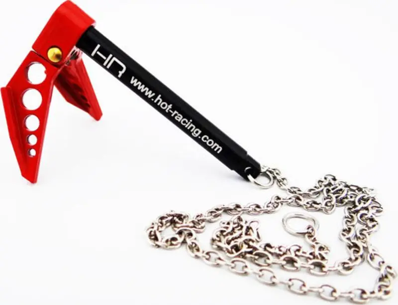 Acc838f02 1/10 Scale Portable Fold Up Winch Anchor Red/Black 1