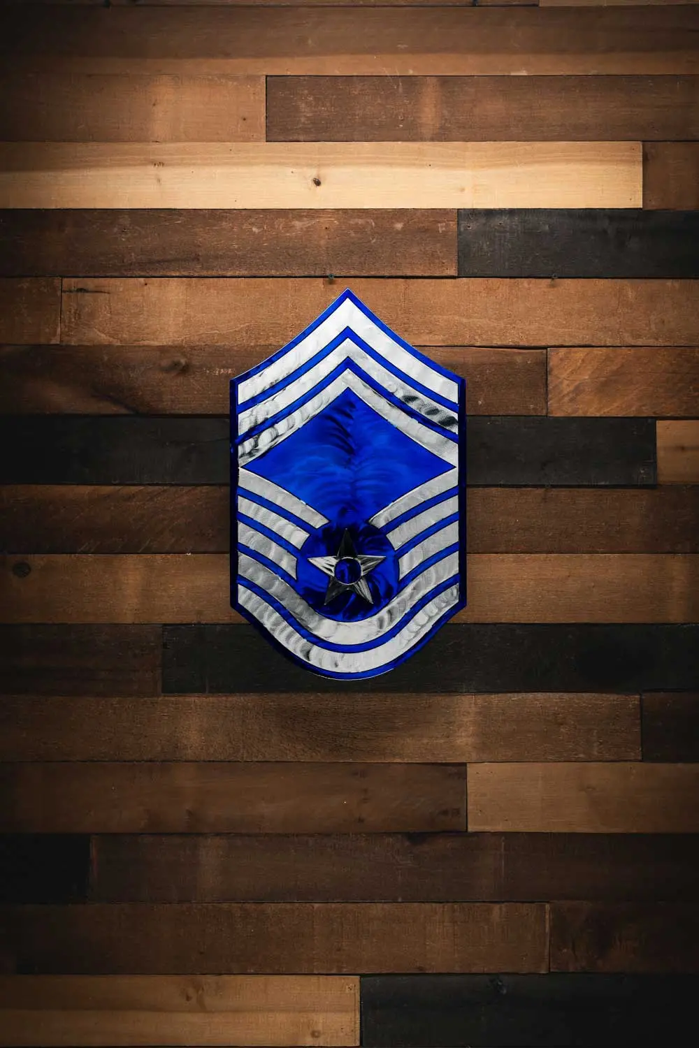 Air Force Chief Master Sergeant - Molten Metal Wall Art 1