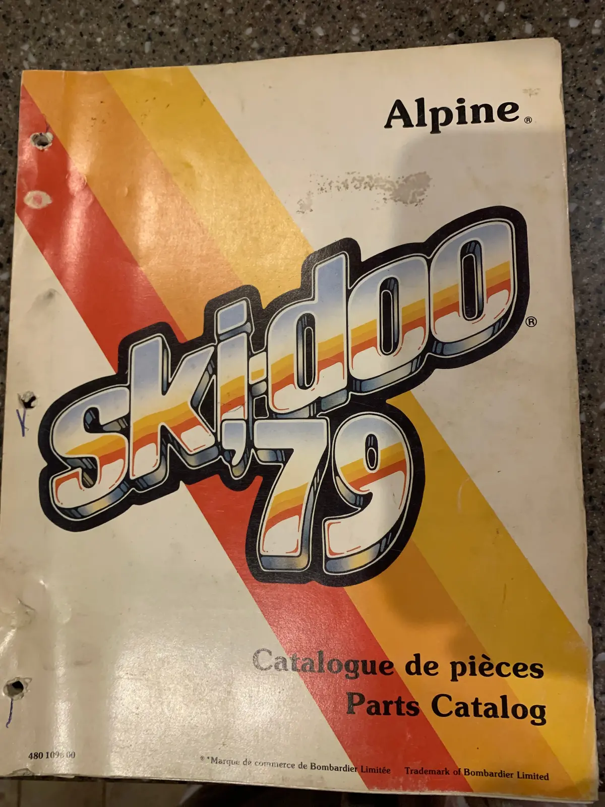 1979 Skidoo Alpine Parts Catalog 1