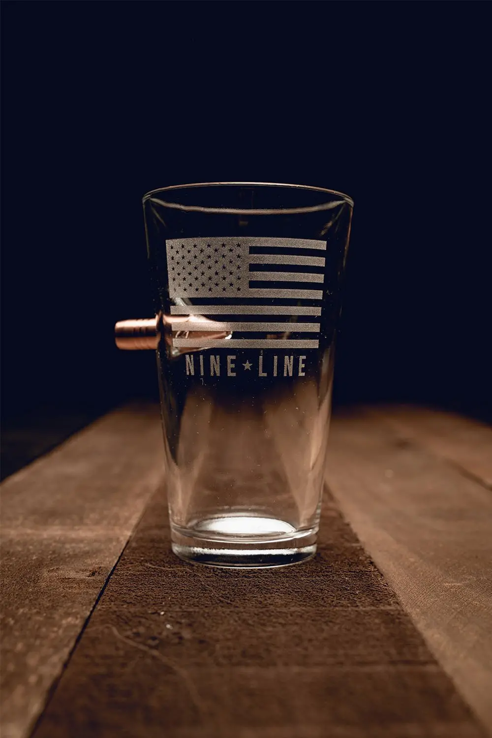 51 Stars - American Made .50 Caliber Pint Glass 1