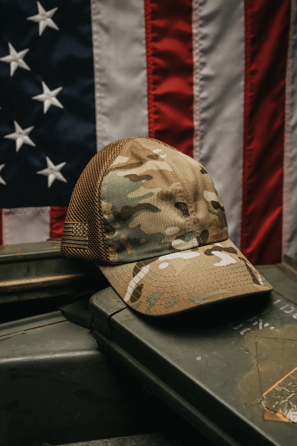 American Made Mesh Back Multicam Hat 1