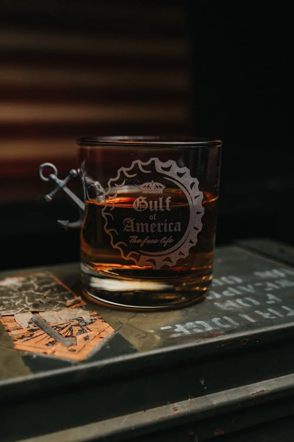 American Made Whiskey Glass - Gulf Of America 1