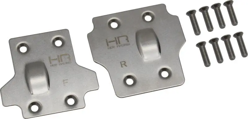 Aon331m08  Stainless Steel Skid Plate Set Arrma Kraton Outcast Talion 1