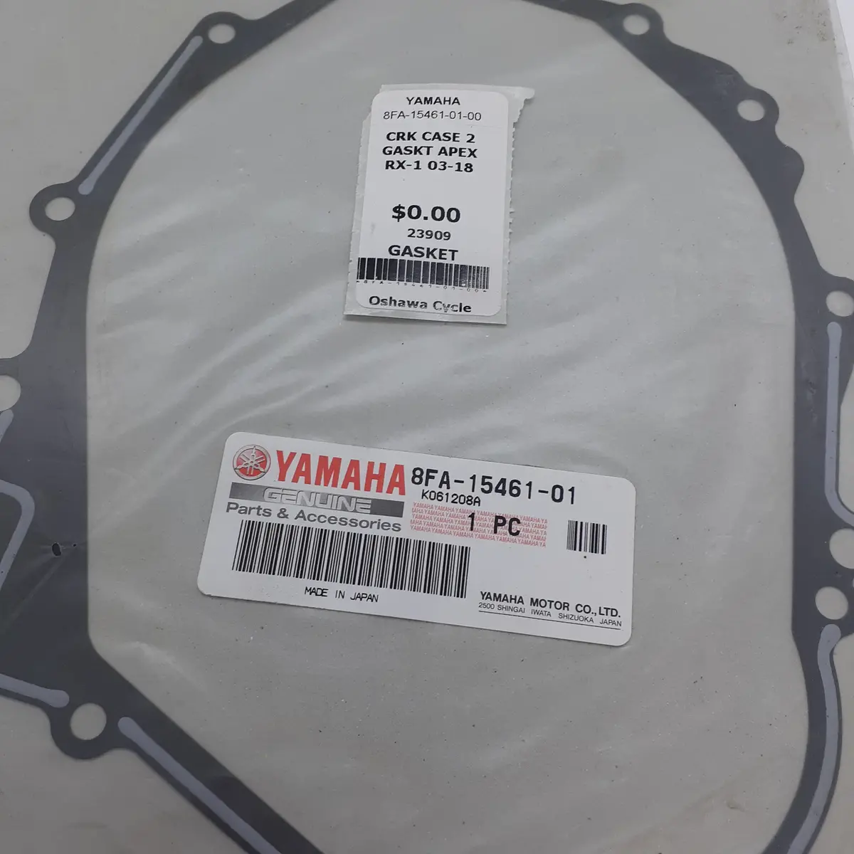Rx-1 Apex Crank Case Cover Gasket 1