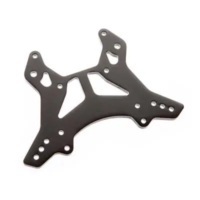 Ar330220 Aluminium Front Shock Tower L (Black) (1Pc) -Arac9027 1