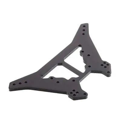 Ar330222  Aluminium Rear Shock Tower L (Black) (1Pc) -Arac9028 1