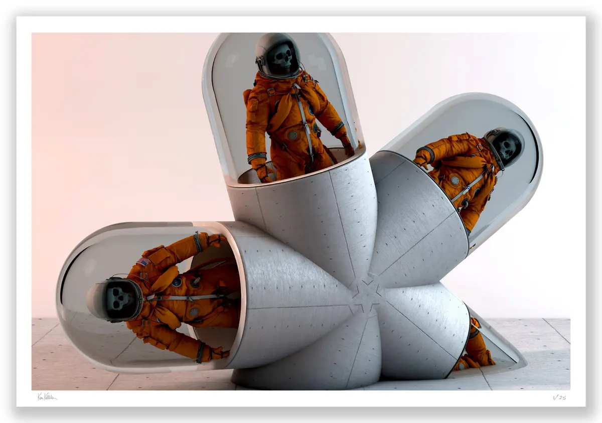 Ken Kelleher "Astronaut Star" Large Format Fine Art Print 1