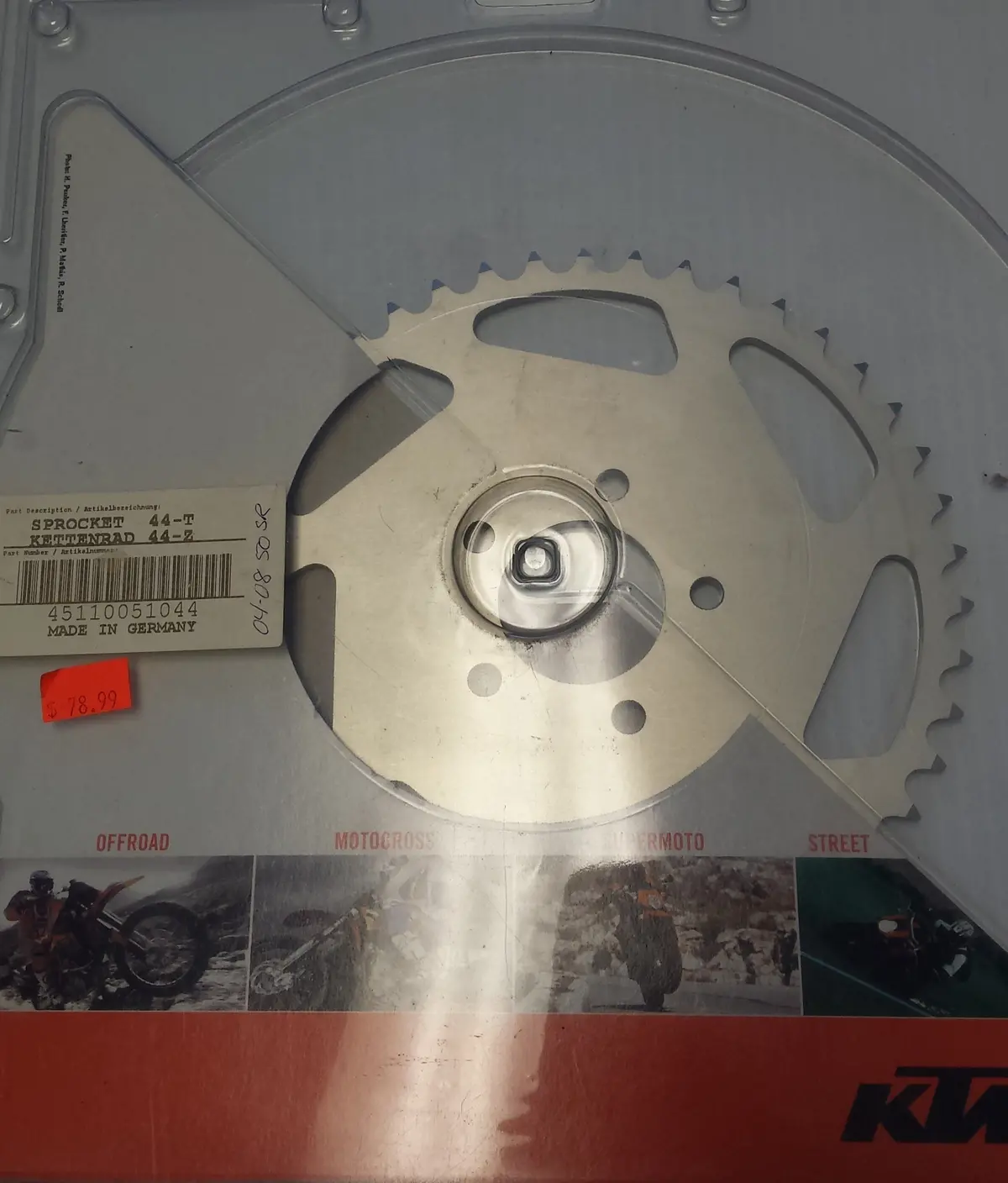Ktm 50Sx Rear Sprocket 44T 1