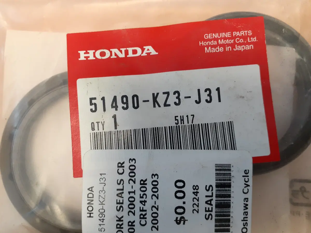 Crf Cr Seal Set, Fr Fork 1