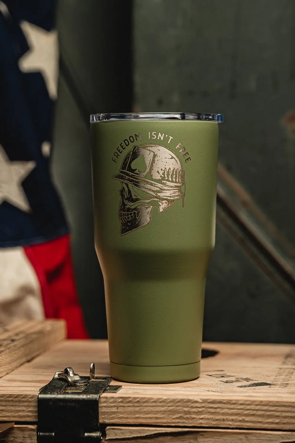 Freedom Isn't Free - Big Frig Laser Etched Tumbler 1