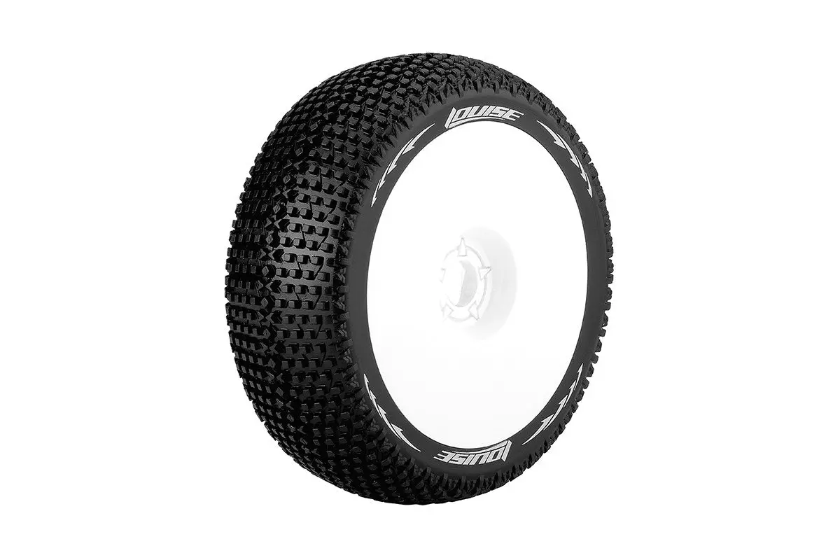 L-T3104sw Louise Tires & Wheels 1/8 B-Turbo Soft White 17Mm  (2) 1