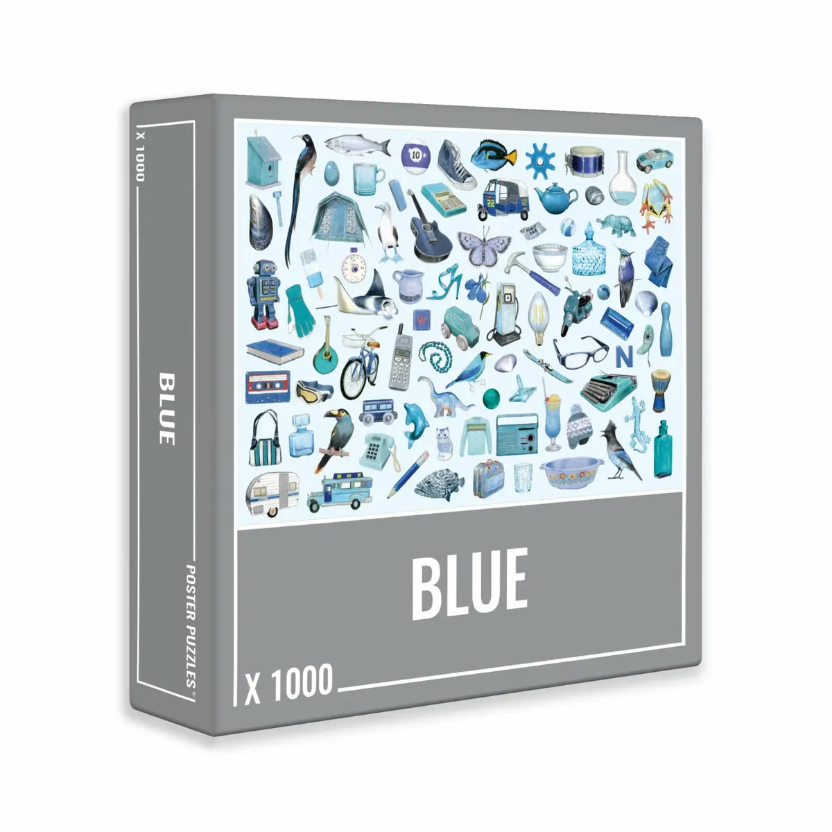 Blue 1000-Piece Puzzle 1