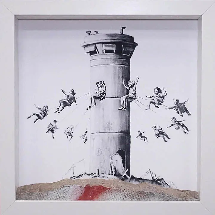 Banksy Boxset Print Walled Off Hotel Palestine Tower 1