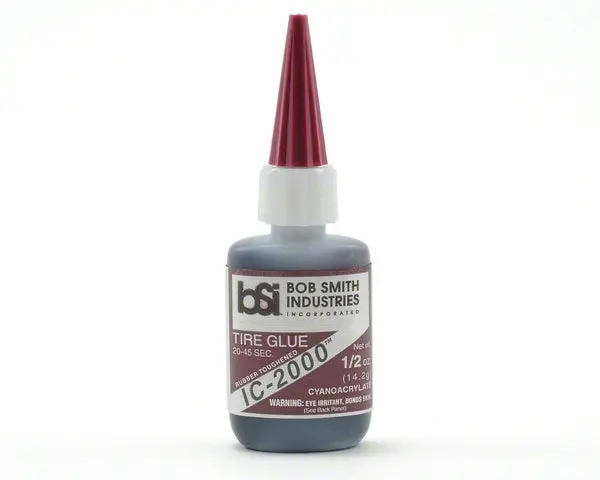 Bob Smith Industries Ic-2000 Black Rubber Toughened Ca (1/2Oz) Bsi117 1