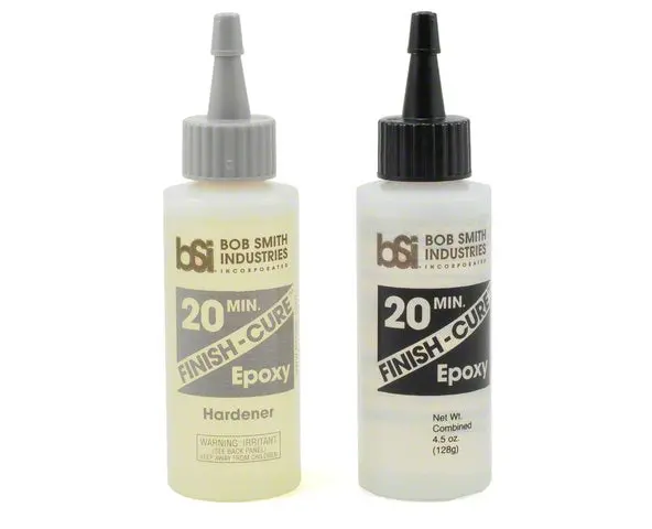 Bob Smith Industries Finish-Cure 20 Minute Epoxy (4 1/2Oz) Bsi209 1