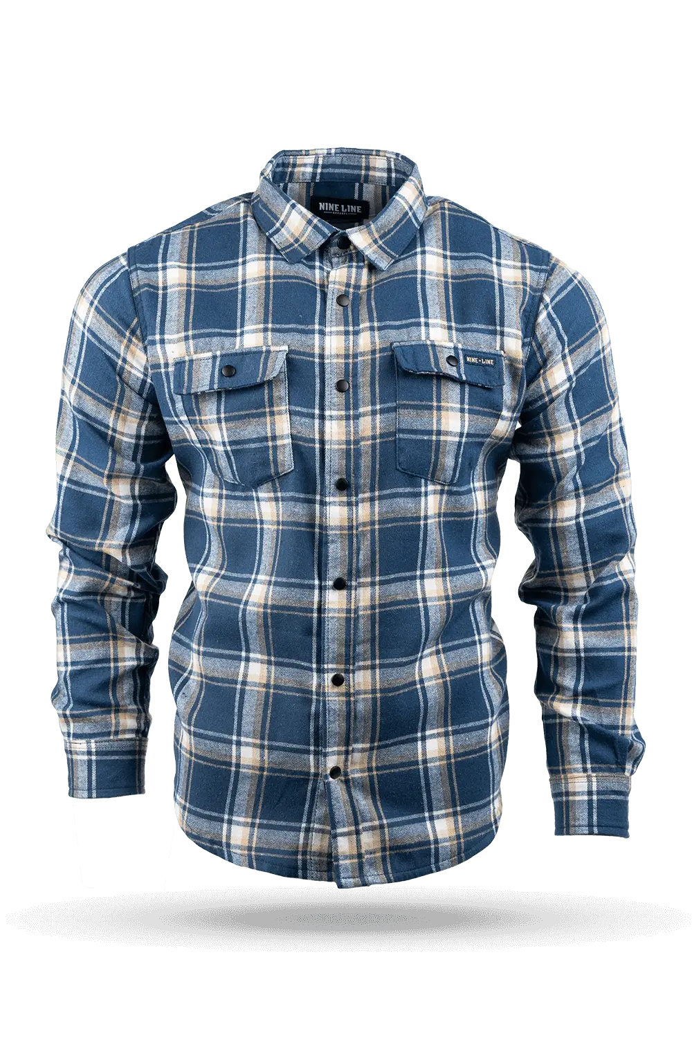 Button-Up Snap Flannel Shirt 1