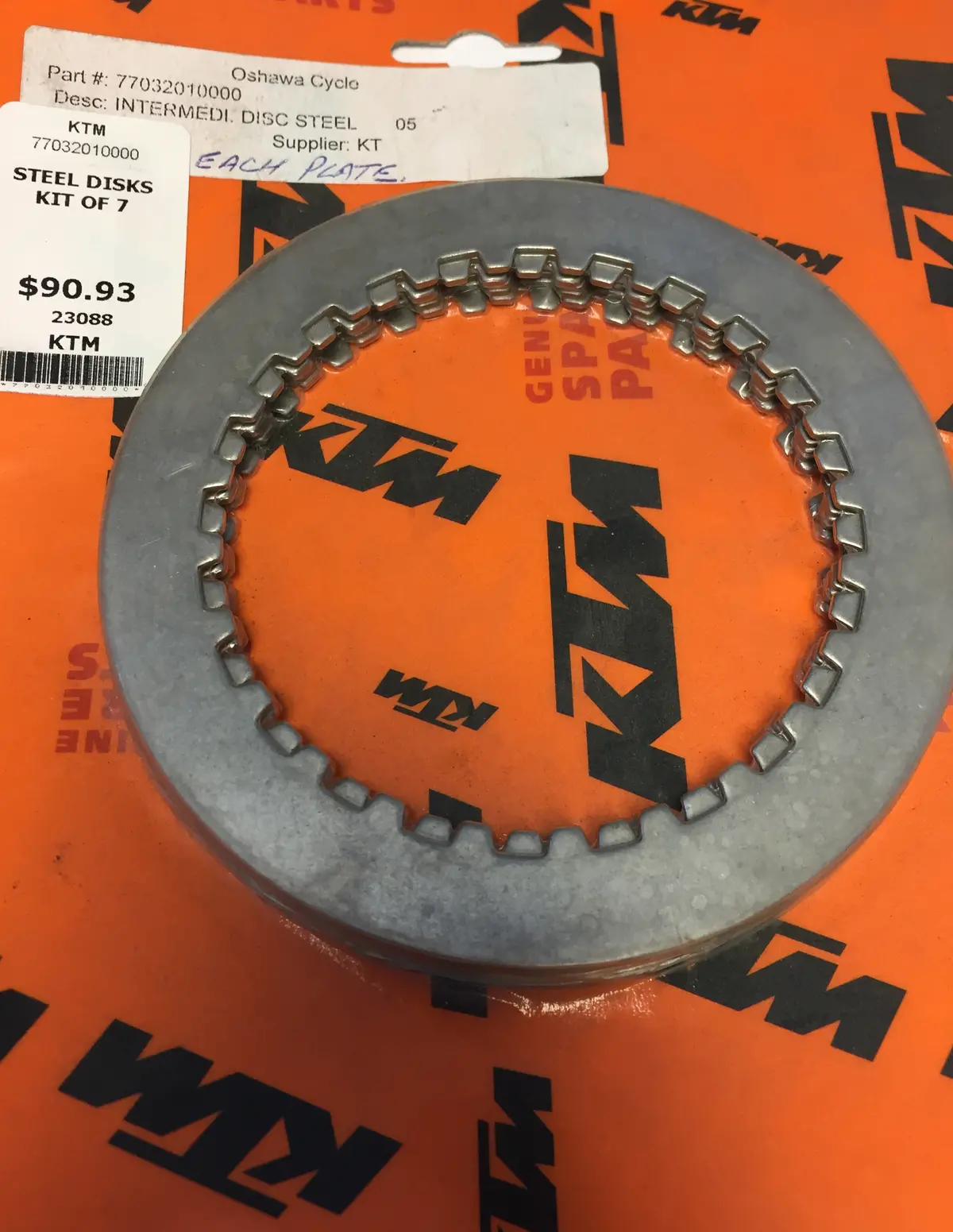 Ktm Steel Clutch Disk Set 1