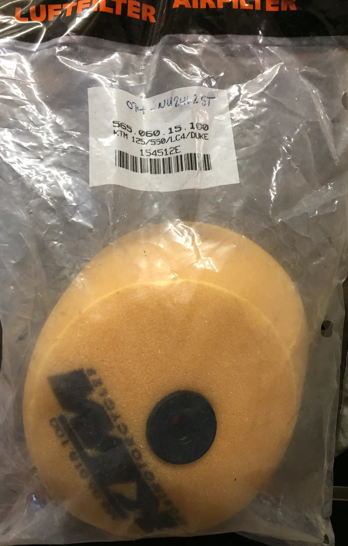 Ktm Air Filter Duke/Lc4/125 1