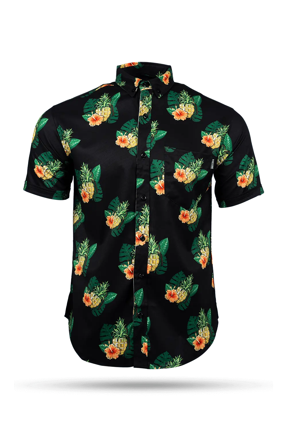 Pineapple Grenade Collection - Casual Button Down Shirt 1