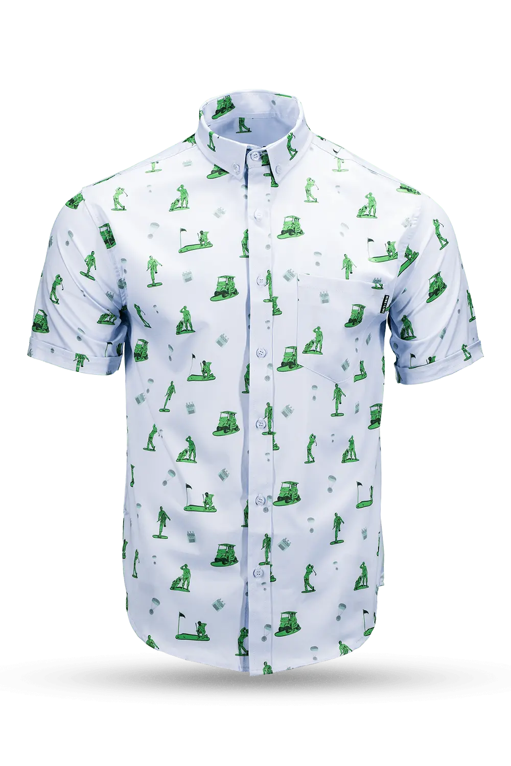 Golfing Grunts - Casual Button Down Shirt 1