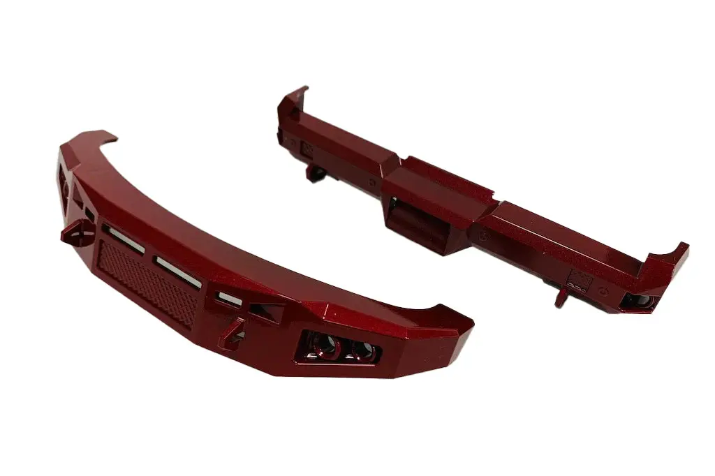 Cegckd0495 Candy Apple Red Bumper Set, Front And Rear, For F250 Or F450 1