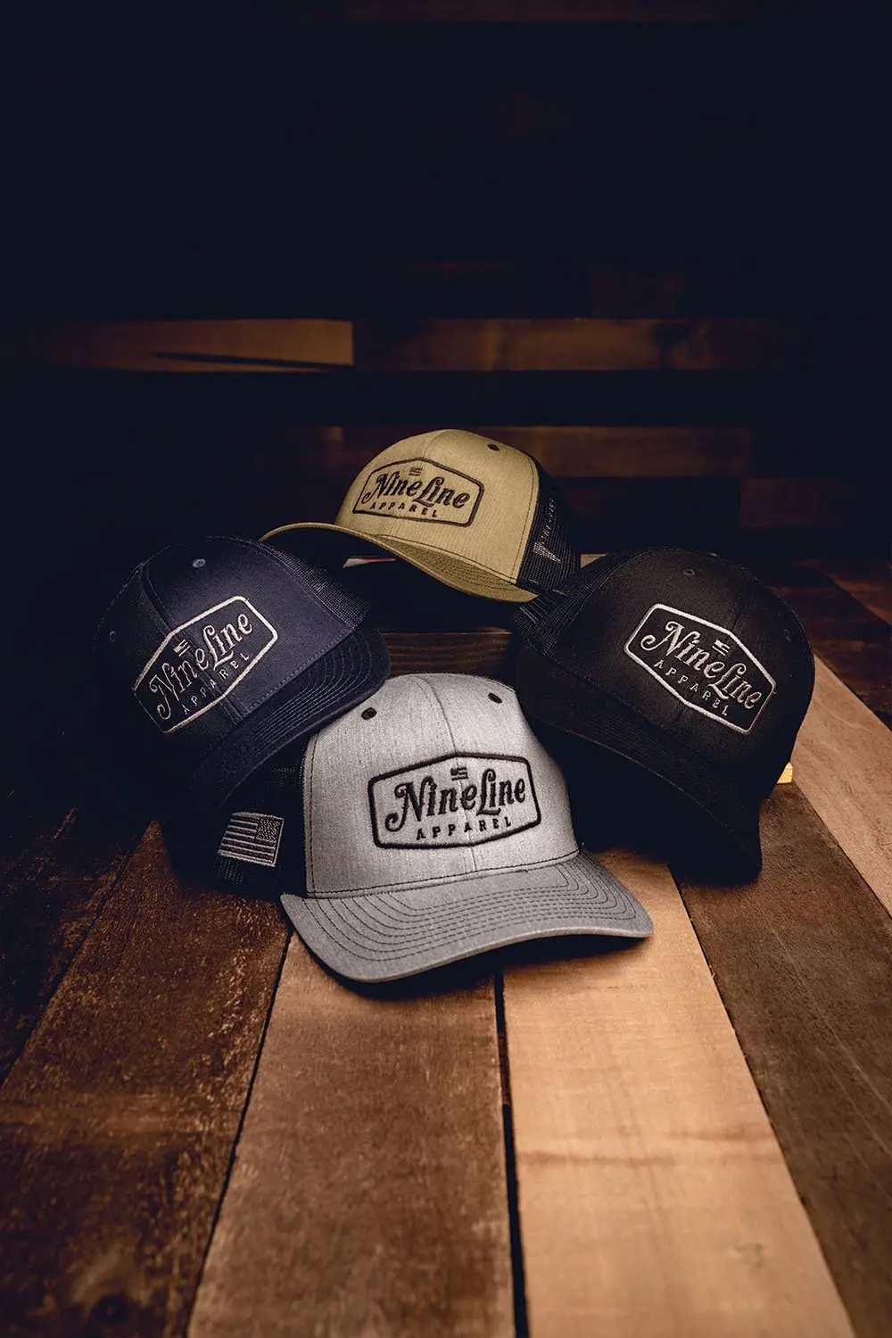 Classic Nine Line Snapback Hat Collection 1