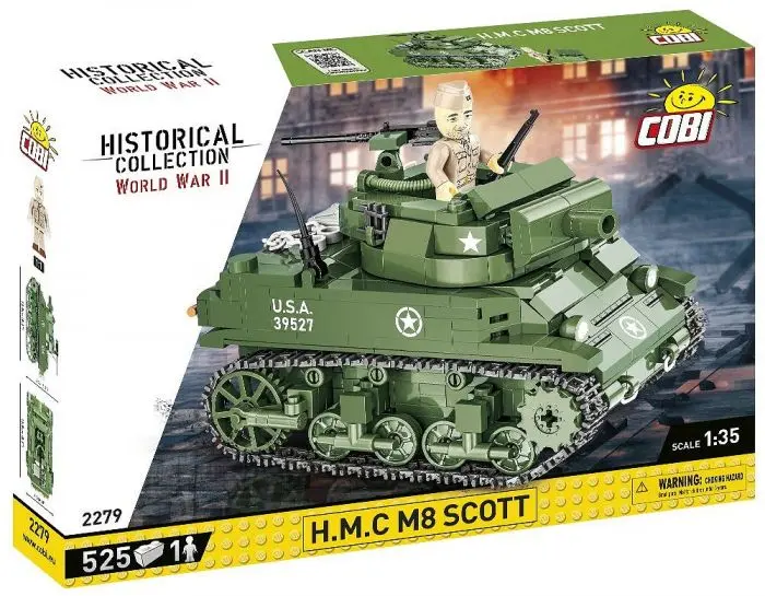 Cobi-2279 Cobi 525 Pcs  Hc Wwii /2279/ H.M.C Scott 1