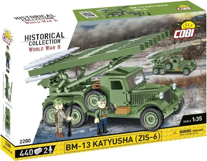 Cobi-2280 Cobi 440 Pcs Hc Wwii /2280/ Bm-13 Katyusha Rocket Launcher 1