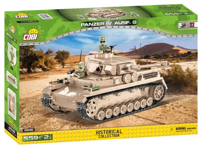 Cobi-2546 Cobi 559 Pcs Historical Collection Wwii /2546/ Panzerkampfwagen Iv Ausf. 1
