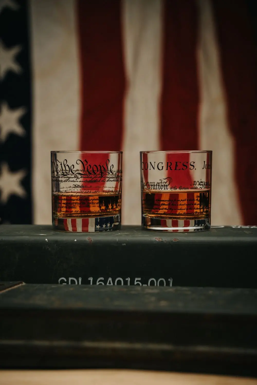 Constitution And Declaration Whiskey Glass Pair 1