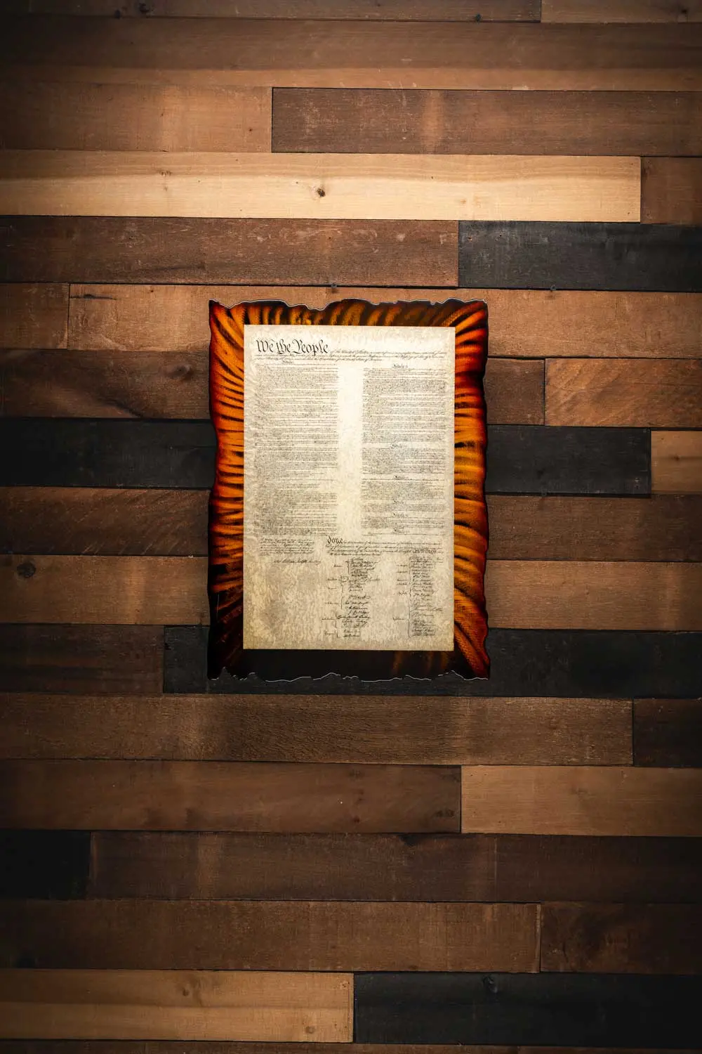 Constitution - Molten Metal Wall Art 1