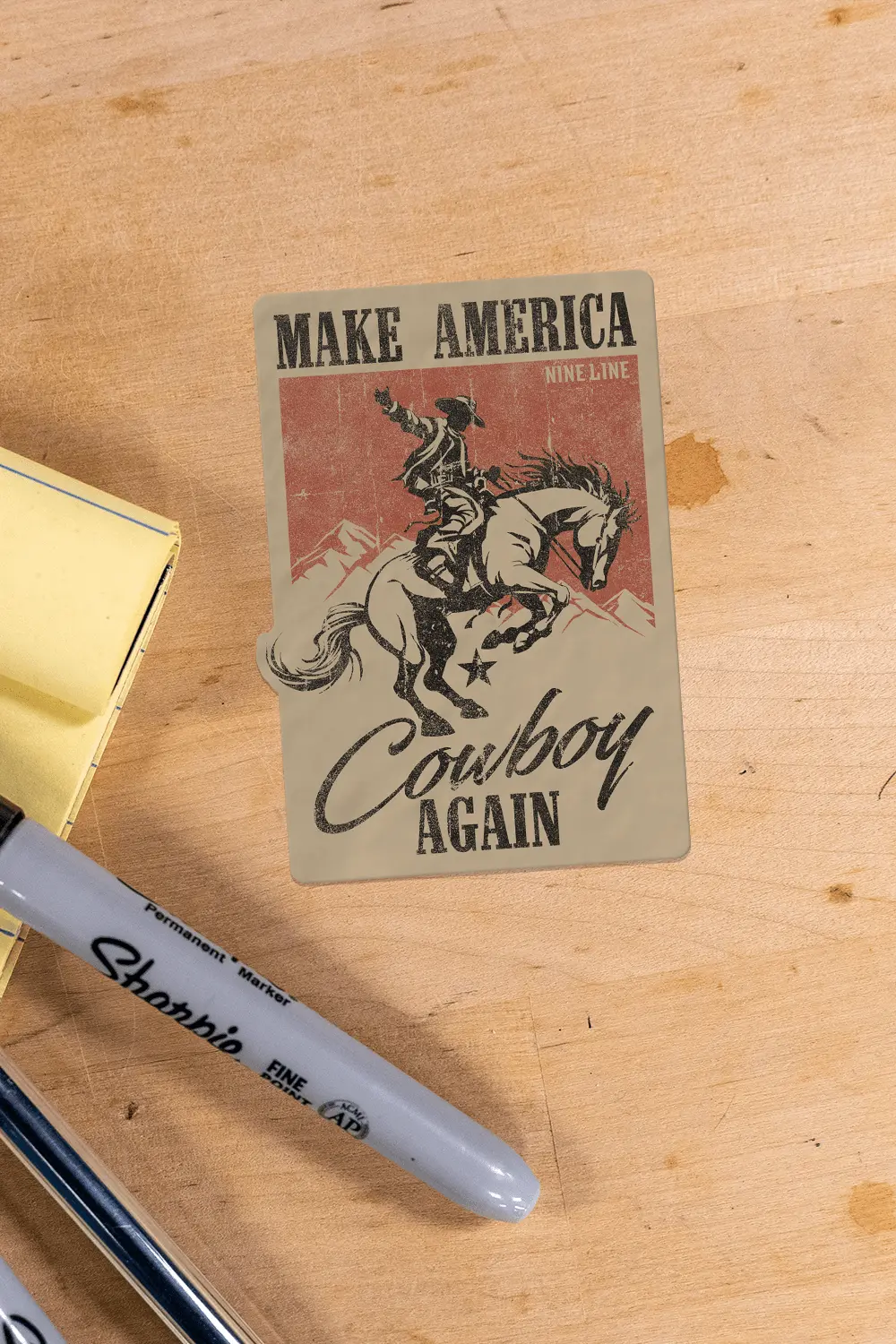 Cowboy Again - Sticker 1