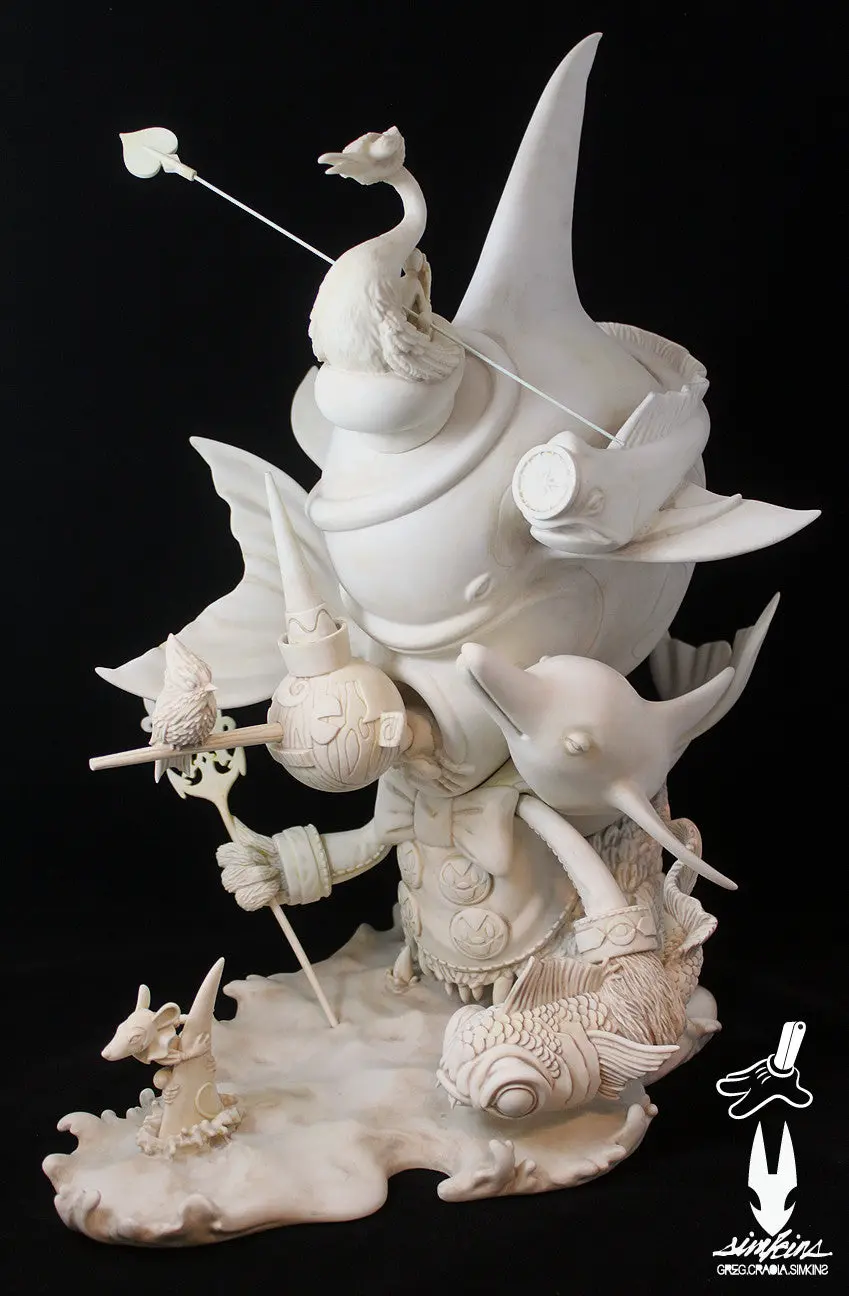 Greg Craola Simkins "Beyond The Sea" Fine Art Sculpture 1