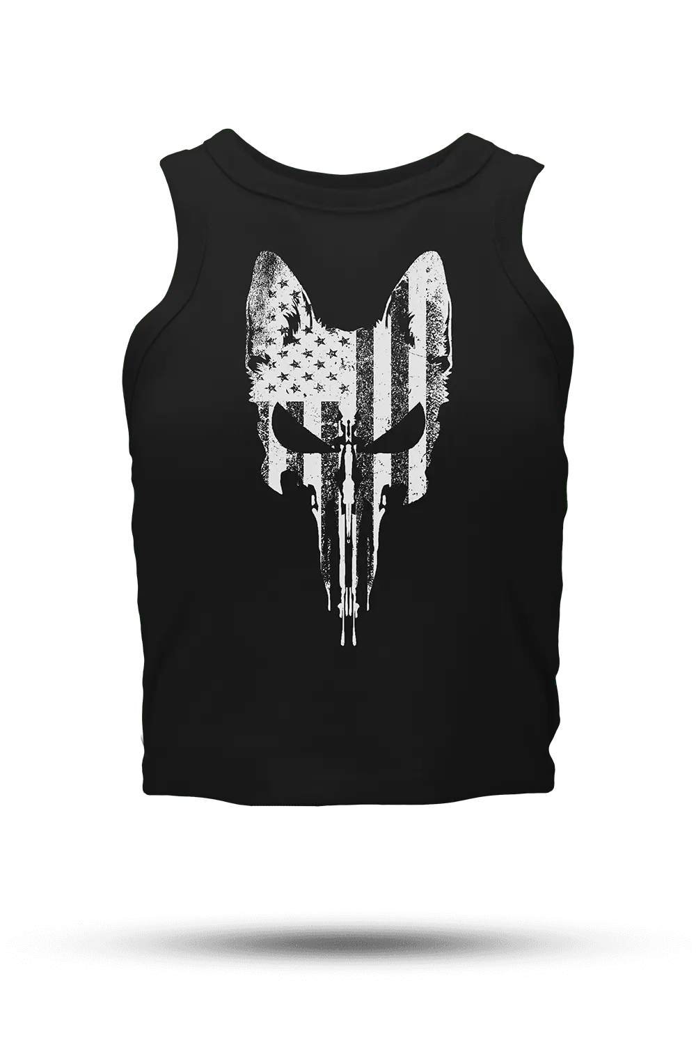 Crop Tank - Rex Skull Flag 1
