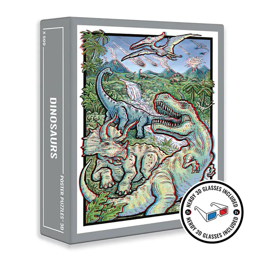 Dinosaurs 3D 500-Piece Puzzle 1