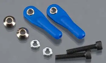 2161-Bl Swivel Ball Link 4-40 W/Hardware Blue (2) 1