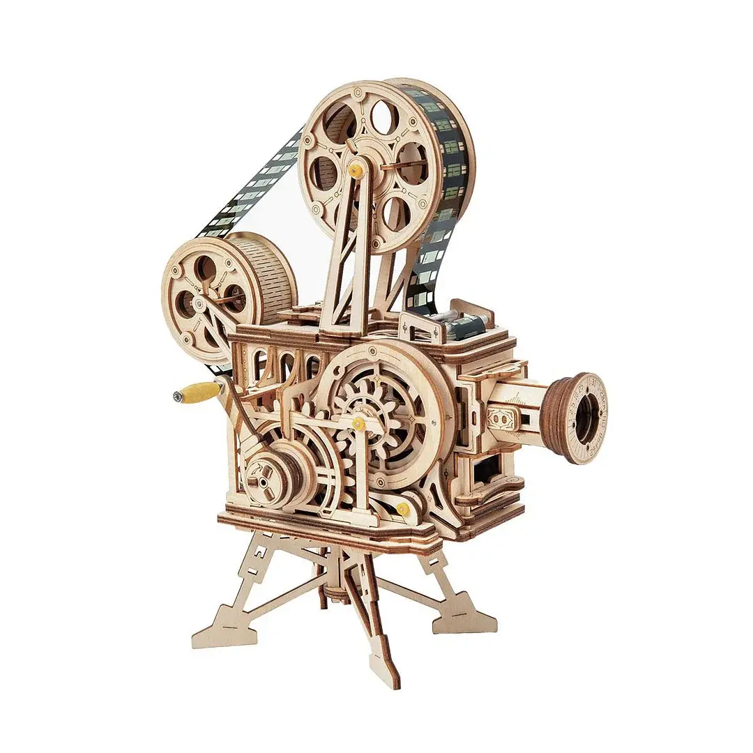 Rokrlk601 Rokr Vitascope Movie Projector 3D Wooden Puzzle 1