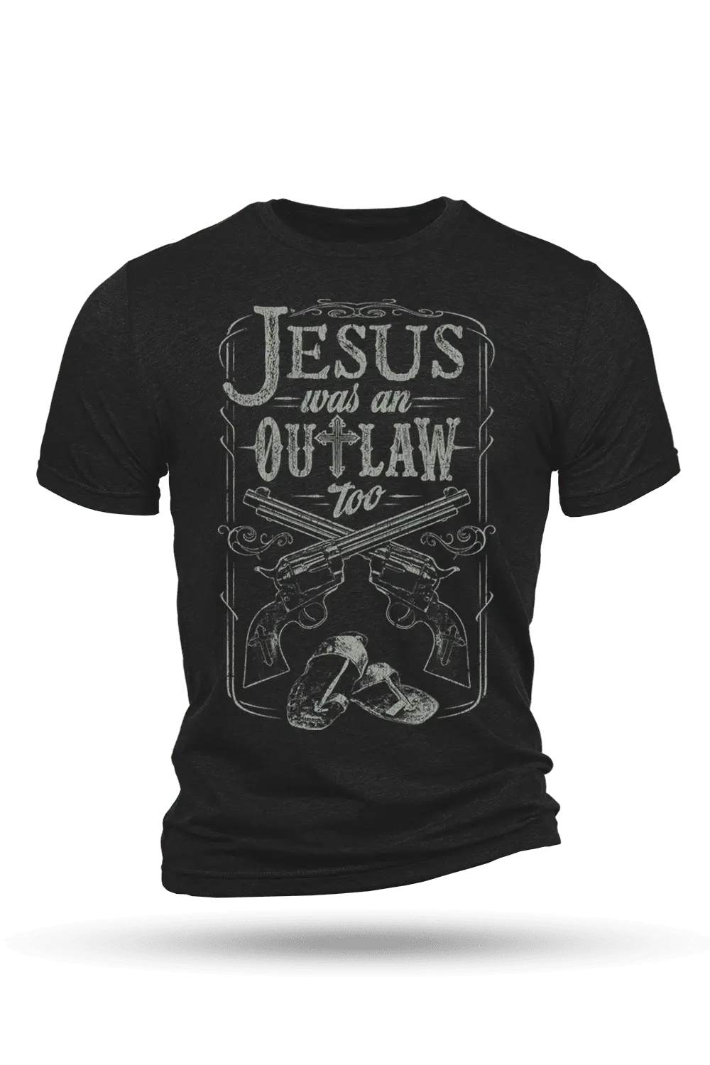 E9 - Jesus Was An Outlaw Too - T-Shirt 1