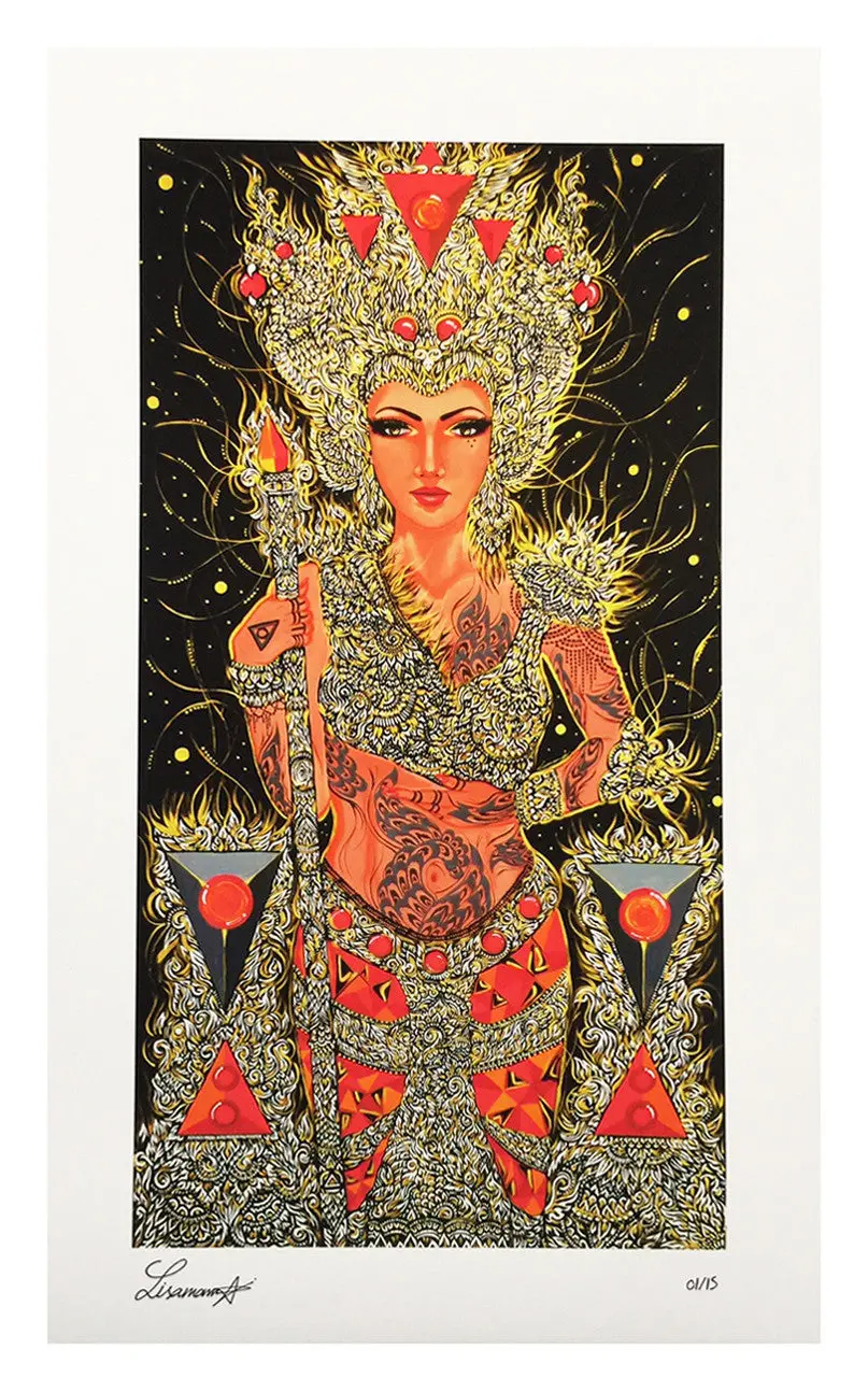 Lisa Mam - "Golden Empresse" Giclee Print 1